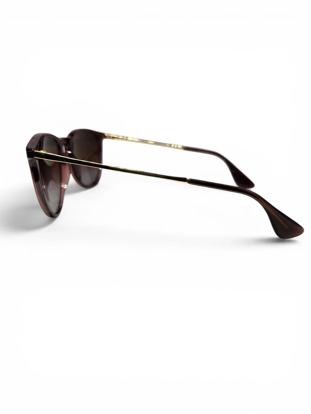 Ray-Ban Erika RB4171 6593/T5 54mm Brown Gradient Polarized Sunglasses w/ Case